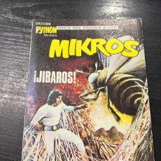 Tebeos: MIKROS. Nº 26. ¡JIBAROS! COLECCION PYTHON. IBERO MUNDIAL EDICIONES.