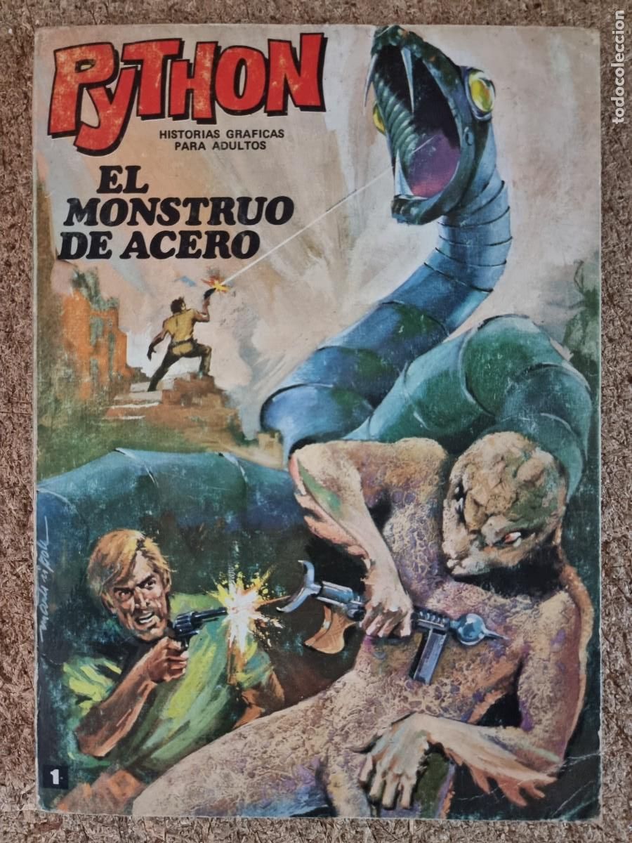 Tebeos: Python 1.El Monstruo de Acero.Ibero Mundial - Foto 1