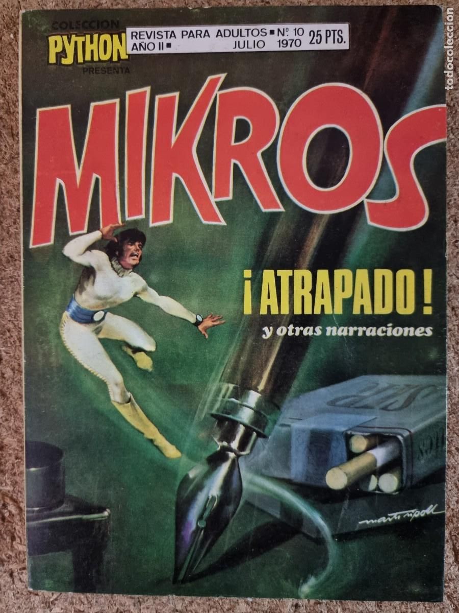 Tebeos: Python 10 Mikros.Atrapado.Ibero Mundial - Foto 1