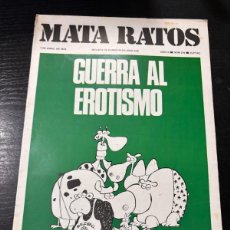 Tebeos: MATA RATOS. REVISTA DE HUMOR PARA ADULTOS. Nº 276. JUNIO, 1974. GUERRA AL EROTISMO