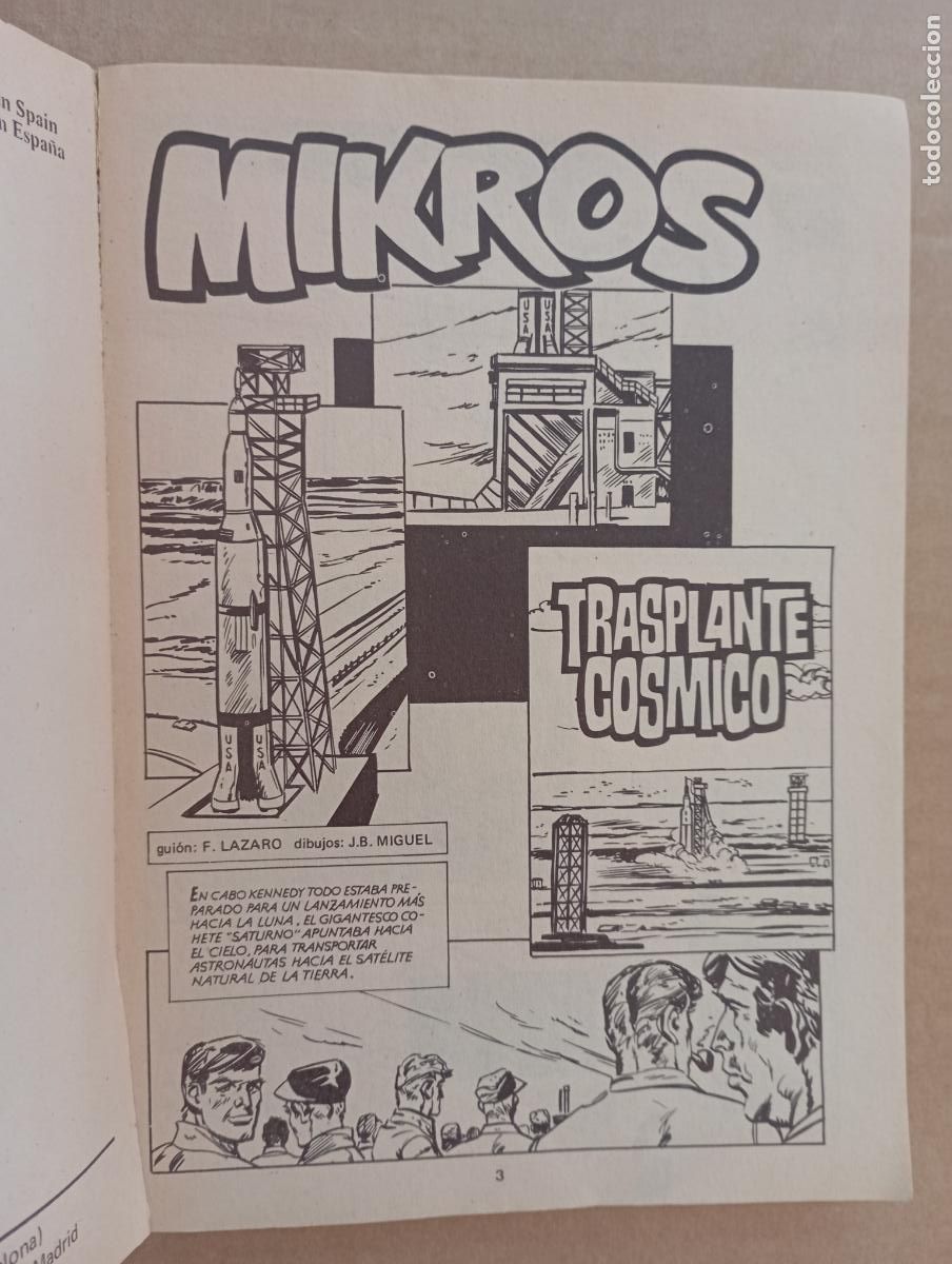 Tebeos: MIKROS N&ordm; 17 - COLECCI&Oacute;N PYTHON PRESENTA: - TRANSPLANTE C&Oacute;SMICO - Foto 8
