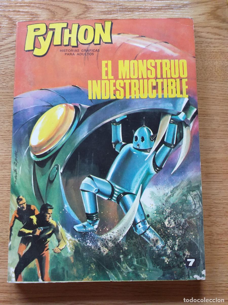 Tebeos: PYTHON - N&ordm; 7 - EL MONSTRUO INDESTRUCTIBLE - 1969 IBERO MUNDIAL - Foto 1
