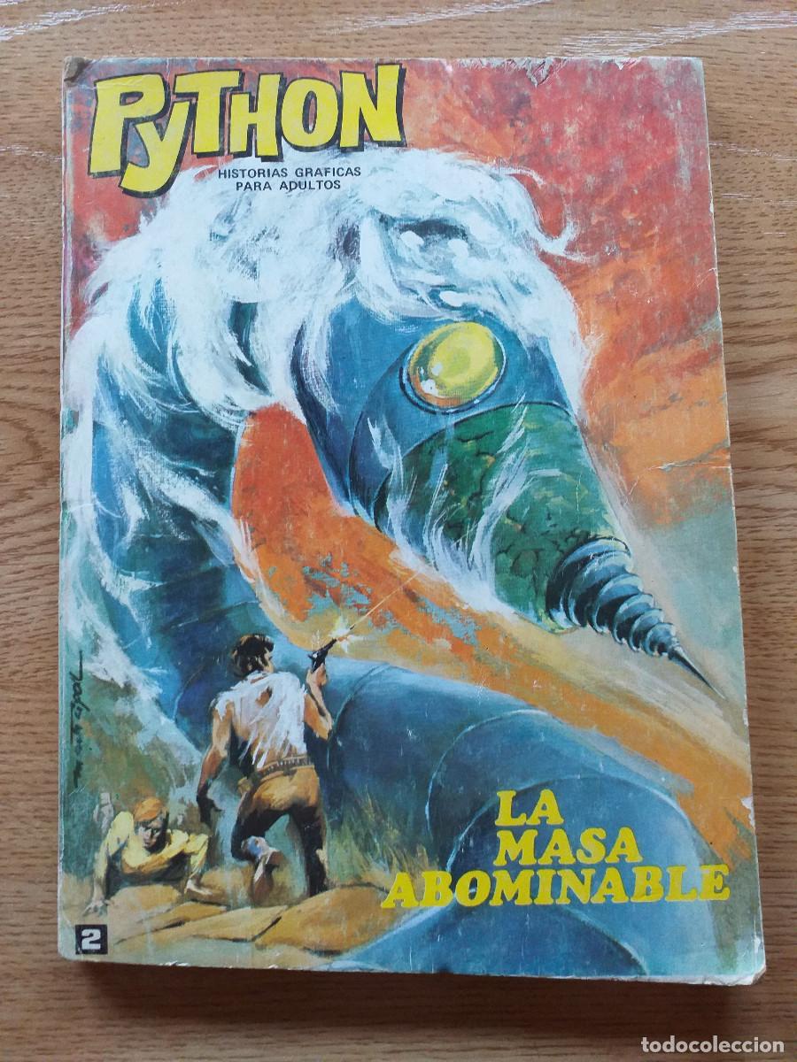 Tebeos: PYTHON - N&ordm; 2 - LA MASA ABOMINABLE - 1969 IBERO MUNDIAL - Foto 1