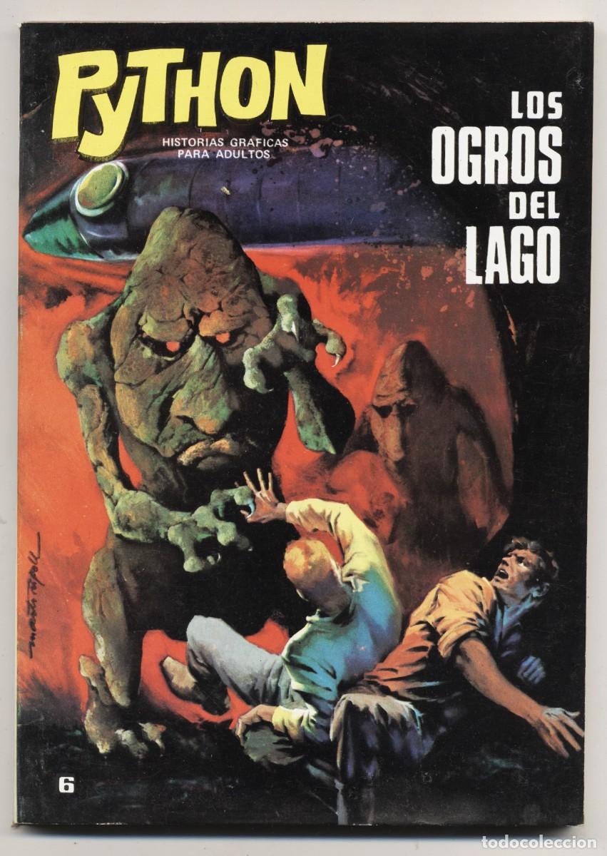 Tebeos: COMIC PYTHON N&ordm; 6 LOS OGROS DEL LAGO IBERO MUNDIAL DE EDICIONES 1969 EXCELENTE - Foto 1