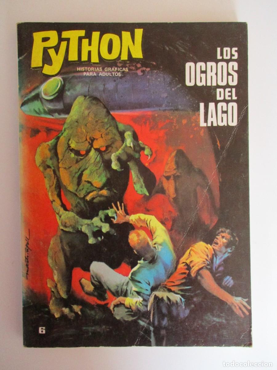 Tebeos: PYTHON (1969, IMDE) 6 &middot; 1969 &middot; LOS OGROS DEL LAGO - Foto 1