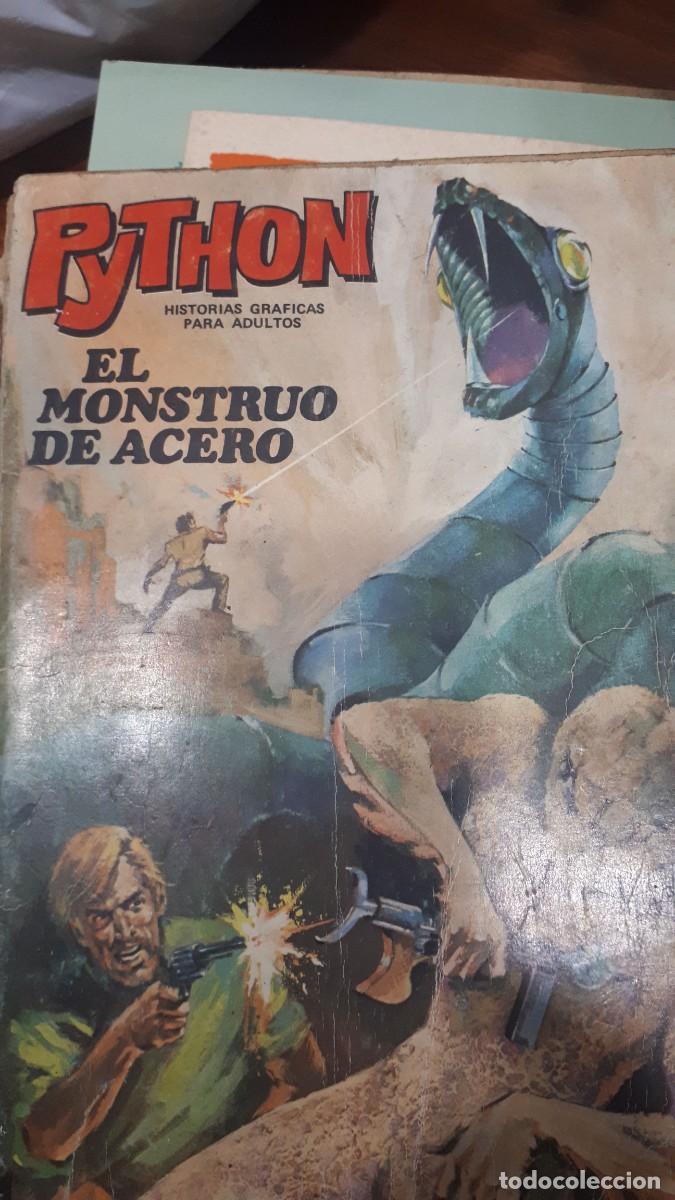 Tebeos: Tebeo Comic Python El monstruo de acero - Foto 1