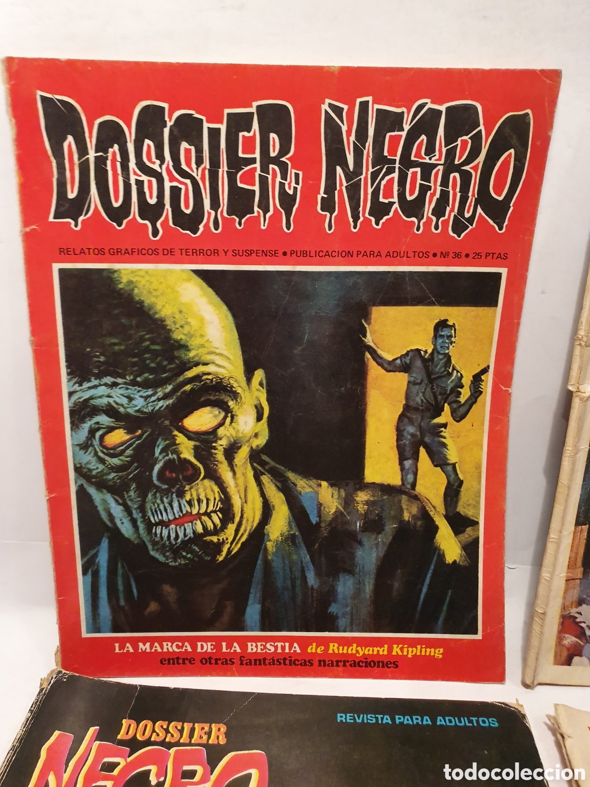 Livros de Banda Desenhada: DOSSIER NEGRO. 3 EJEMPLARES. NUMEROS 23, 36, 100.