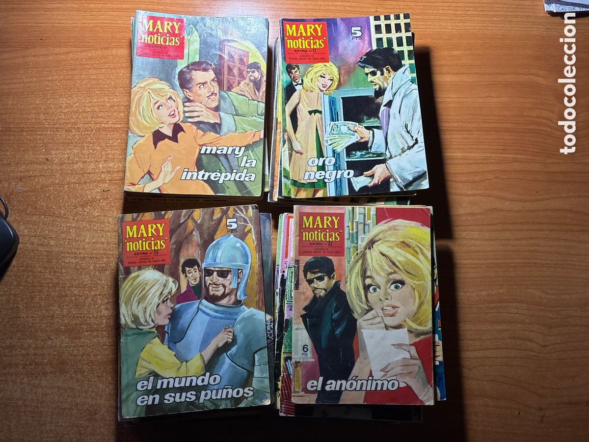 Tebeos: MARY NOTICIAS COLECCION COMPLETA 40 NUMEROS EDITORIAL IBERO MUNDIAL ORIGINAL 1964