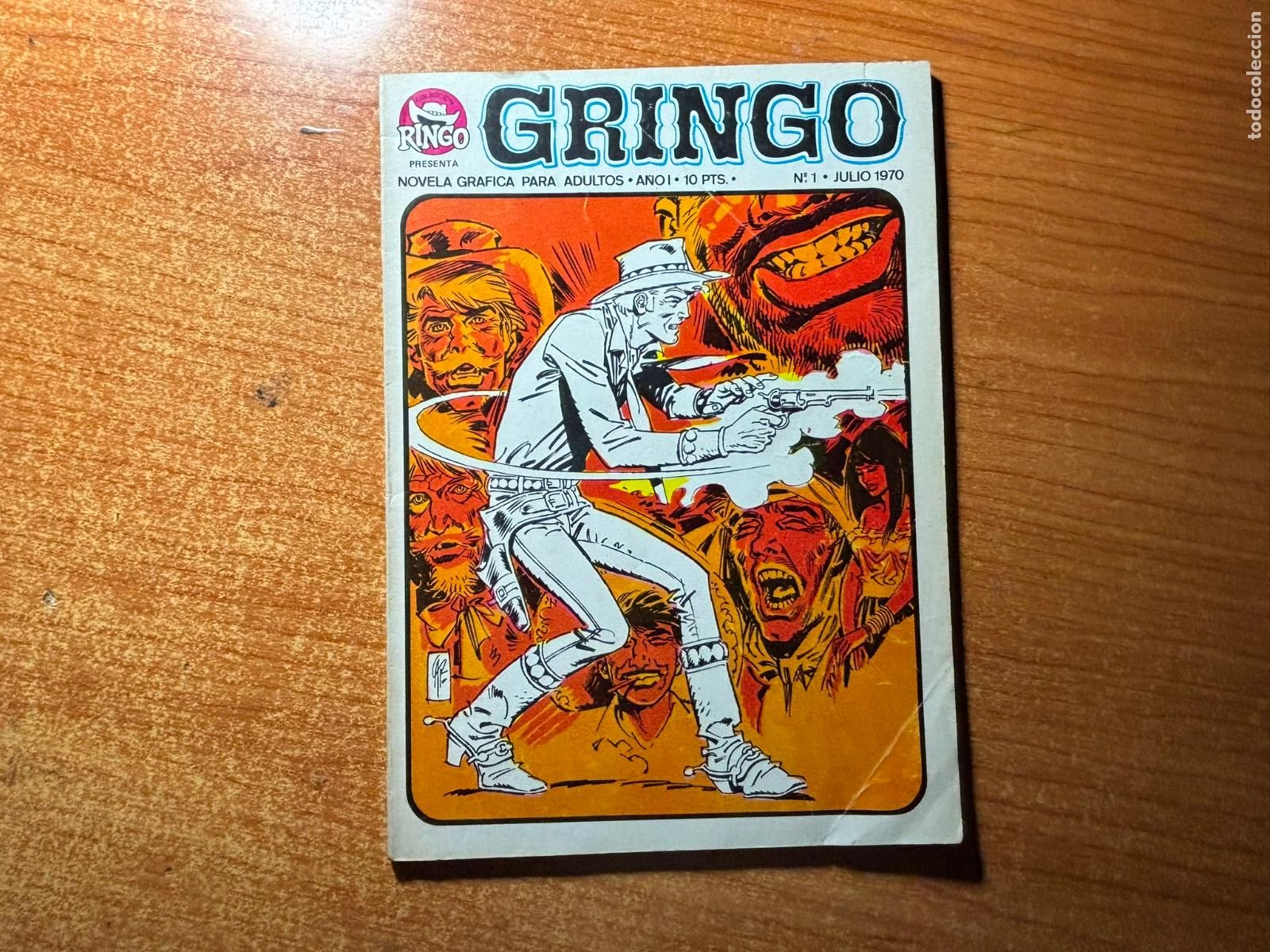 Tebeos: GRINGO N&ordm; 1 EDITORIAL IBERO MUNDIAL