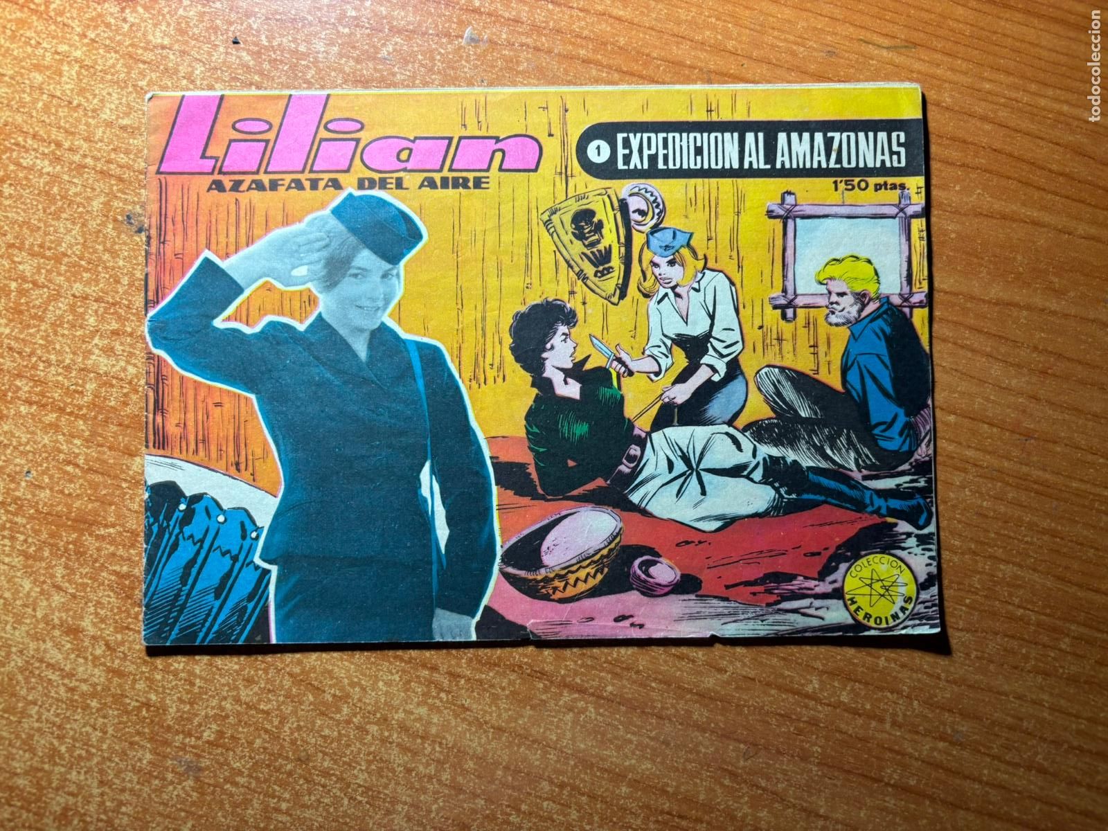 Tebeos: LILIAN AZAFATA DEL AIRE N &ordm; 1 EDITORIAL IBERO MUNDIAL ORIGINAL
