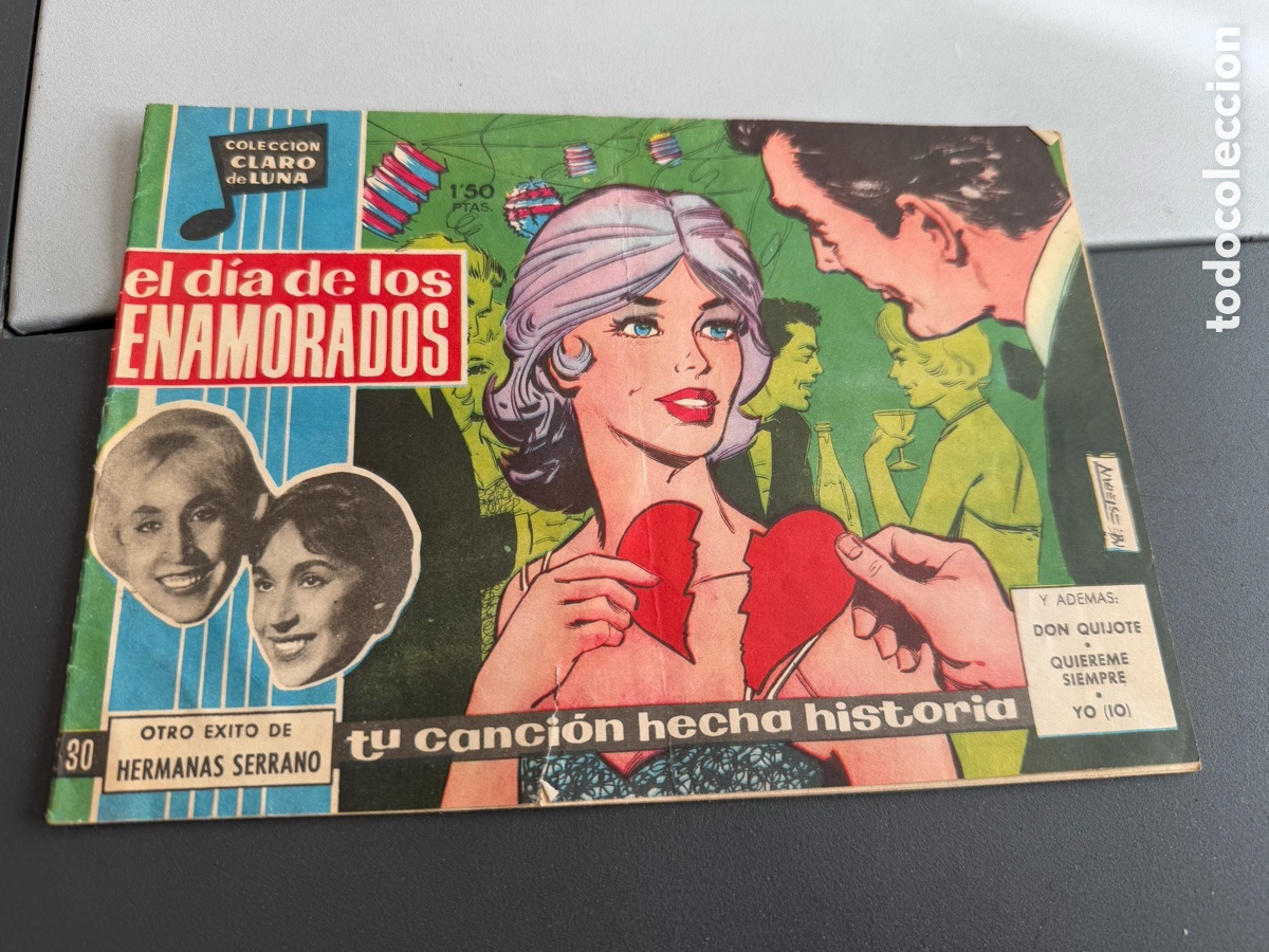 Tebeos: COLECCI&Oacute;N CLARO DE LUNA. N 30 El D&iacute;a de Los Enamorados