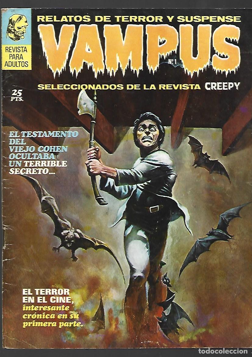 Tebeos: Vampus, 1, 1971, Ibero Mundial, buene stado