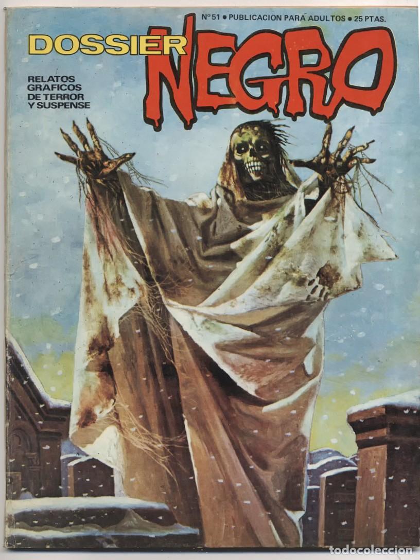 Tebeos: DOSSIER NEGRO N&ordm; 51 RELATOS GRAFICOS DE TERROR Y SUSPENSE IBERO MUNDIAL 1970