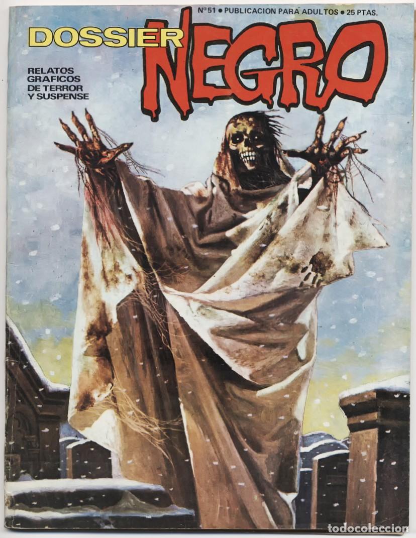 Tebeos: DOSSIER NEGRO N&ordm; 51 RELATOS GRAFICOS DE TERROR Y SUSPENSE IBERO MUNDIAL 1970