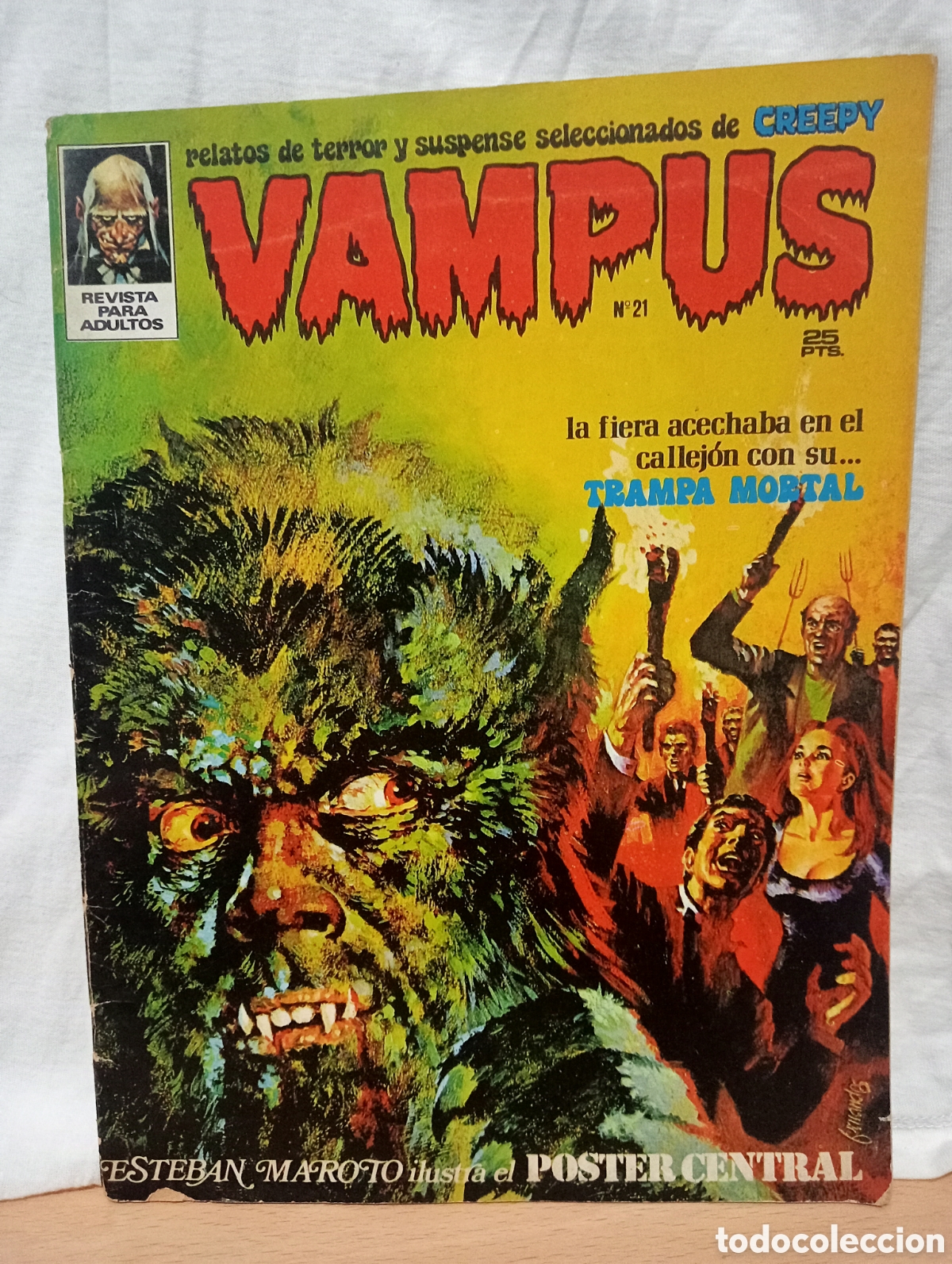 Tebeos: Vampus comic terror contiene poster