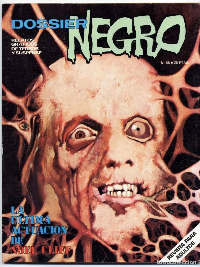 Tebeos: DOSSIER NEGRO N&ordm; 55 RELATOS GRAFICOS TERROR Y SUSPENSE IBERO MUNDIAL EDICIONES 1973