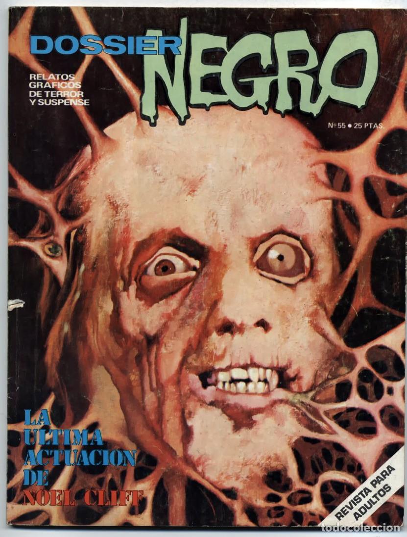 Tebeos: DOSSIER NEGRO N&ordm; 55 RELATOS GRAFICOS TERROR Y SUSPENSE IBERO MUNDIAL EDICIONES 1973