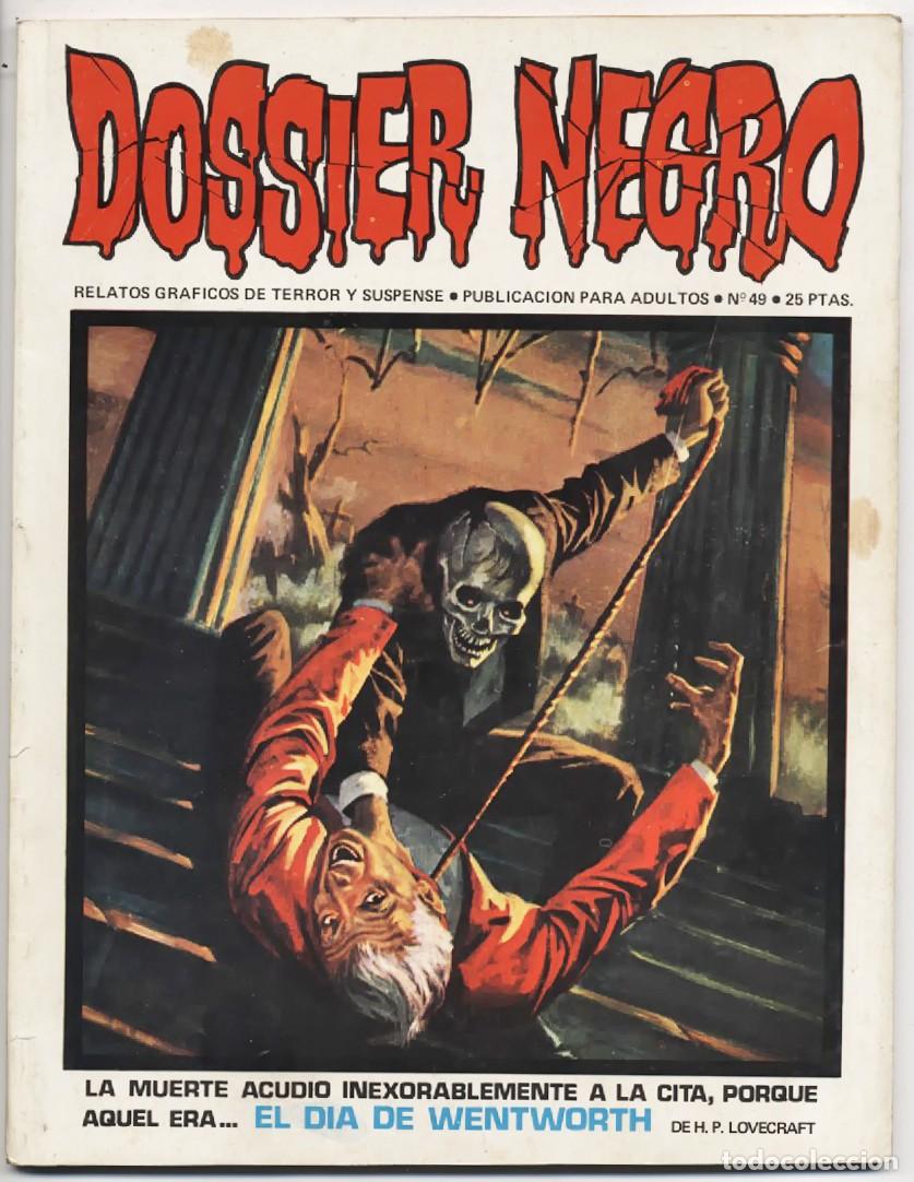 Tebeos: DOSSIER NEGRO N&ordm; 49 RELATOS GRAFICOS DE TERROR Y SUSPENSE IBERO MUNDIAL DE EDICIONES 1973