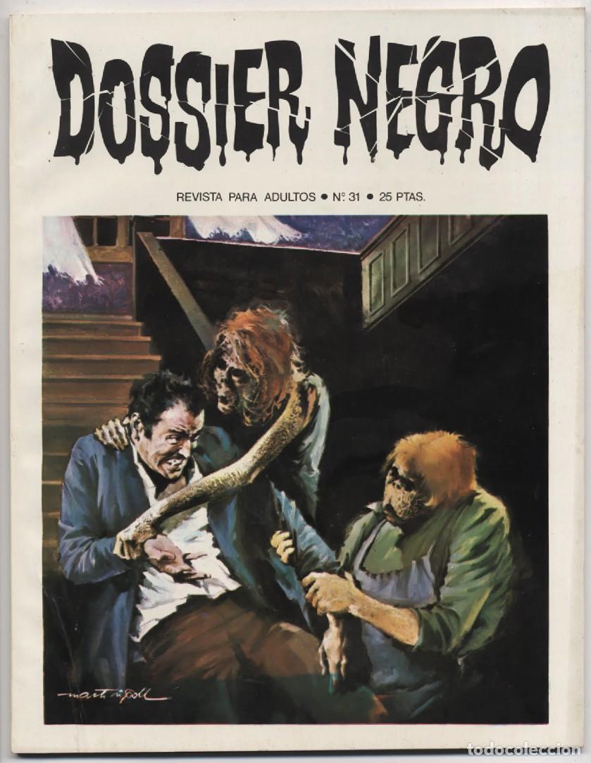 Tebeos: DOSSIER NEGRO N&ordm; 31 RELATOS GRAFICOS DE TERROR Y SUSPENSE IBERO MUNDIAL DE EDICIONES 1971 EXCELENTE