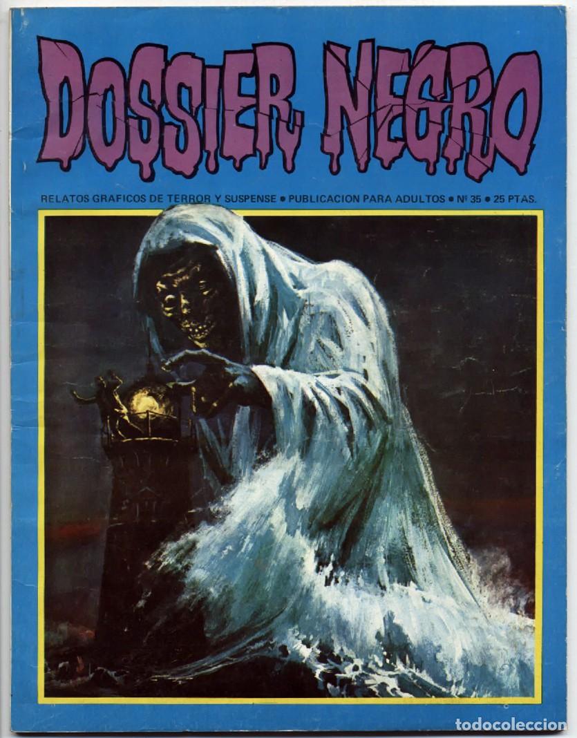 Tebeos: DOSSIER NEGRO N&ordm; 35 RELATOS GRAFICOS DE TERROR SUSPENSE IBERO MUNDIAL EDICIONES 1972