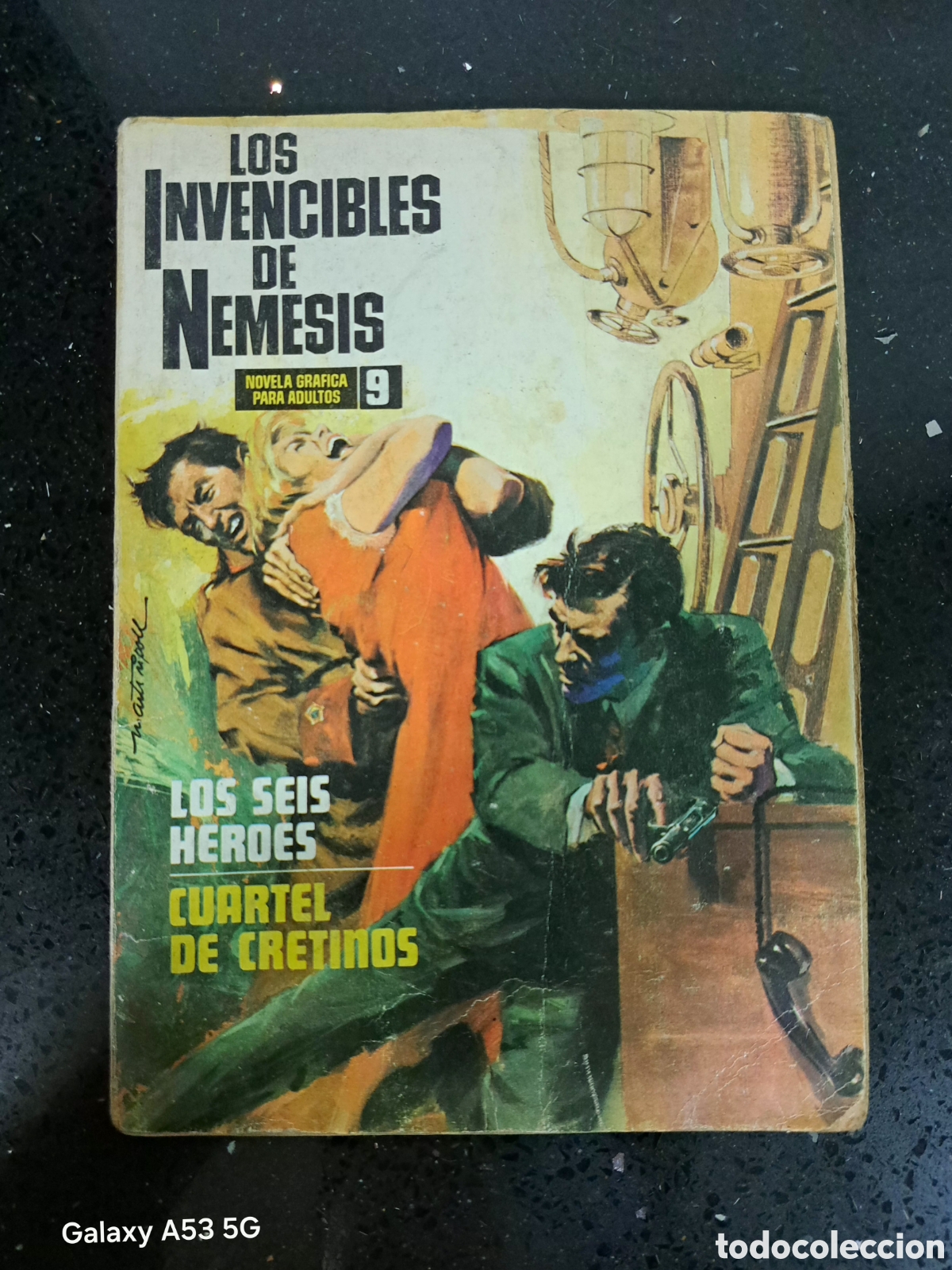 Tebeos: LOS INVENCIBLES DE NEMESIS N&deg; 9 A&Ntilde;O 1970