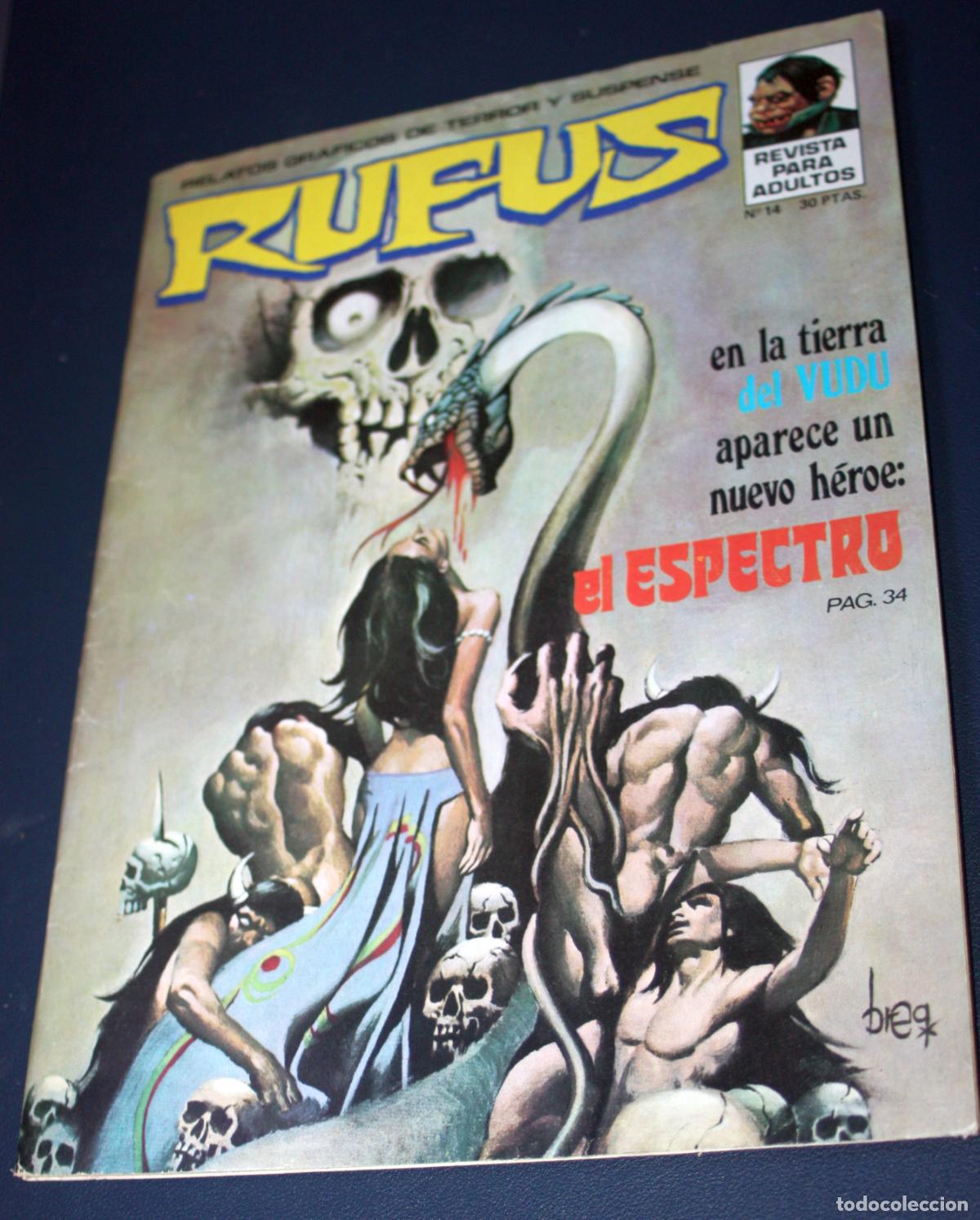 Tebeos: RUFUS N&ordm; 14 - IBEROMUNDIAL 1974 -CON GENE COLAN, COLON, TORRENTS, ALCAZAR, (muy buen Estado)