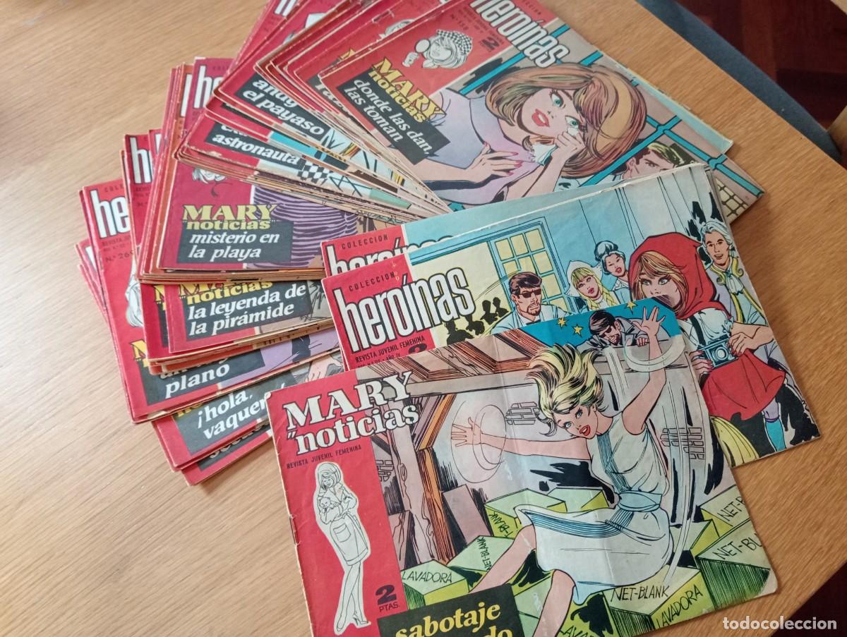 Tebeos: LOTE CON 46 EJEMPLARES DE MARY NOTICIAS (COLECCI&Oacute;N HERO&Iacute;NAS). GRAPA. IBERO MUNDIAL. 1964 &ndash; 68.