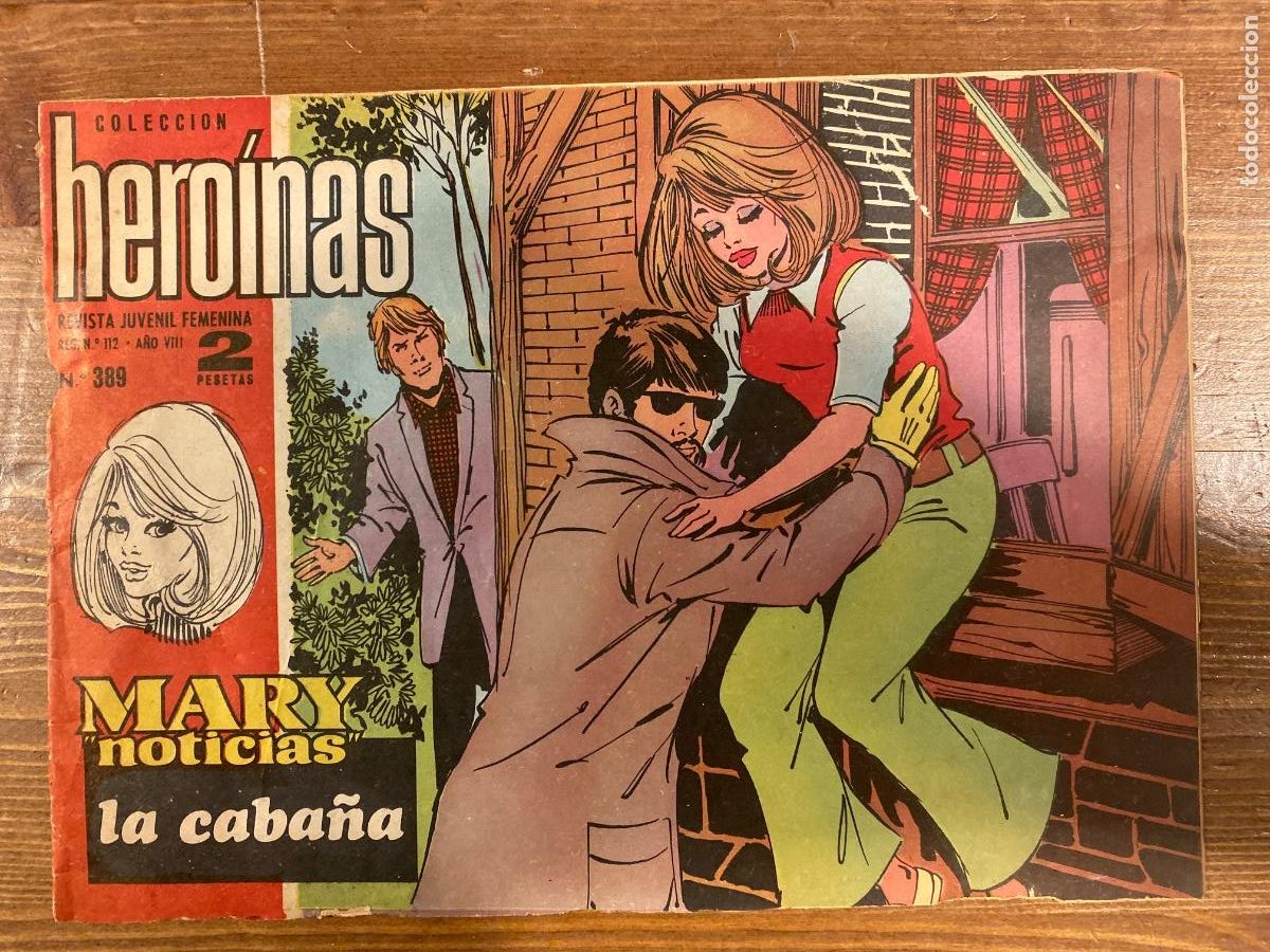 Tebeos: COLECCION HEROINAS . MARY NOTICIAS 389 LOS CANARIOS