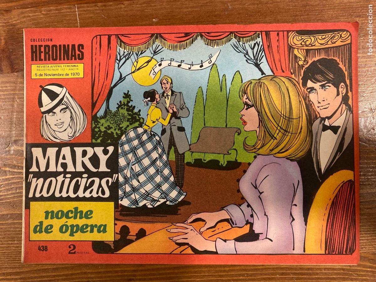 Tebeos: COLECCION HEROINAS . MARY NOTICIAS 438 MANOLO ESCOBAR