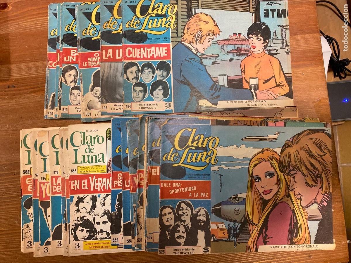 Tebeos: COLECCION CLARO DE LUNA 60 EJEMPLARES ENTRE NUMEROS 494 Y 594 IBER MUNDIAL