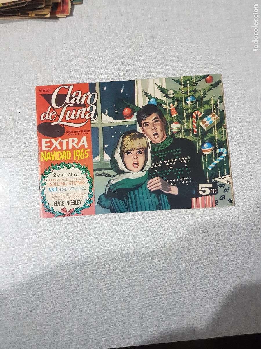 Tebeos: CLARO DE LUNA REVISTA EXTRA NAVIDAD 1965