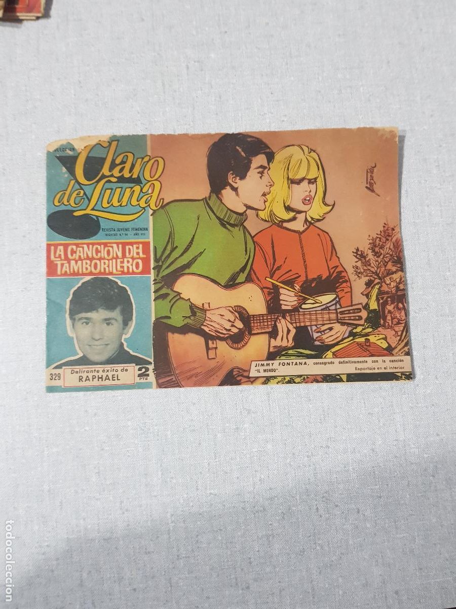 Tebeos: CLARO DE LUNA REVISTA N&ordm;329