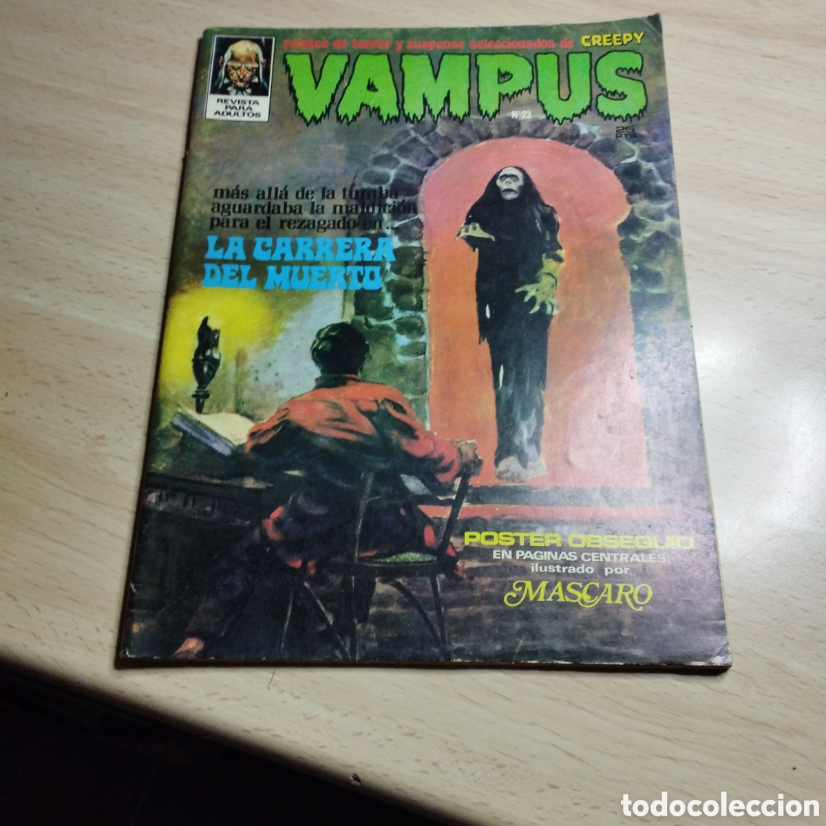 Tebeos: Vampus. N⁰23. 1971. Ibero Mundial de Ediciones.