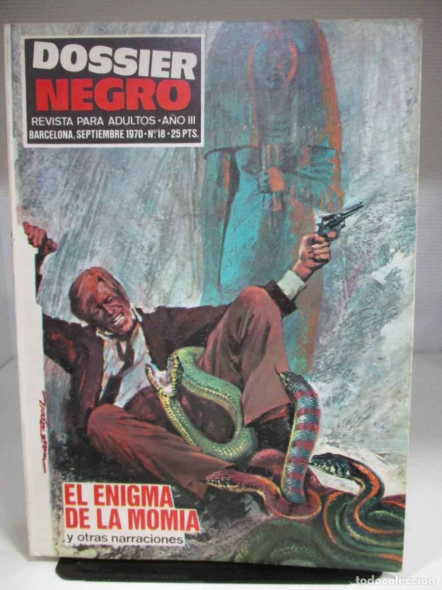 Tebeos: DOSSIER NEGRO , TACO N. 18 - ENIGMA DE LA MOMIA - IBERO MUNDIAL DE EDICIONES, 1970