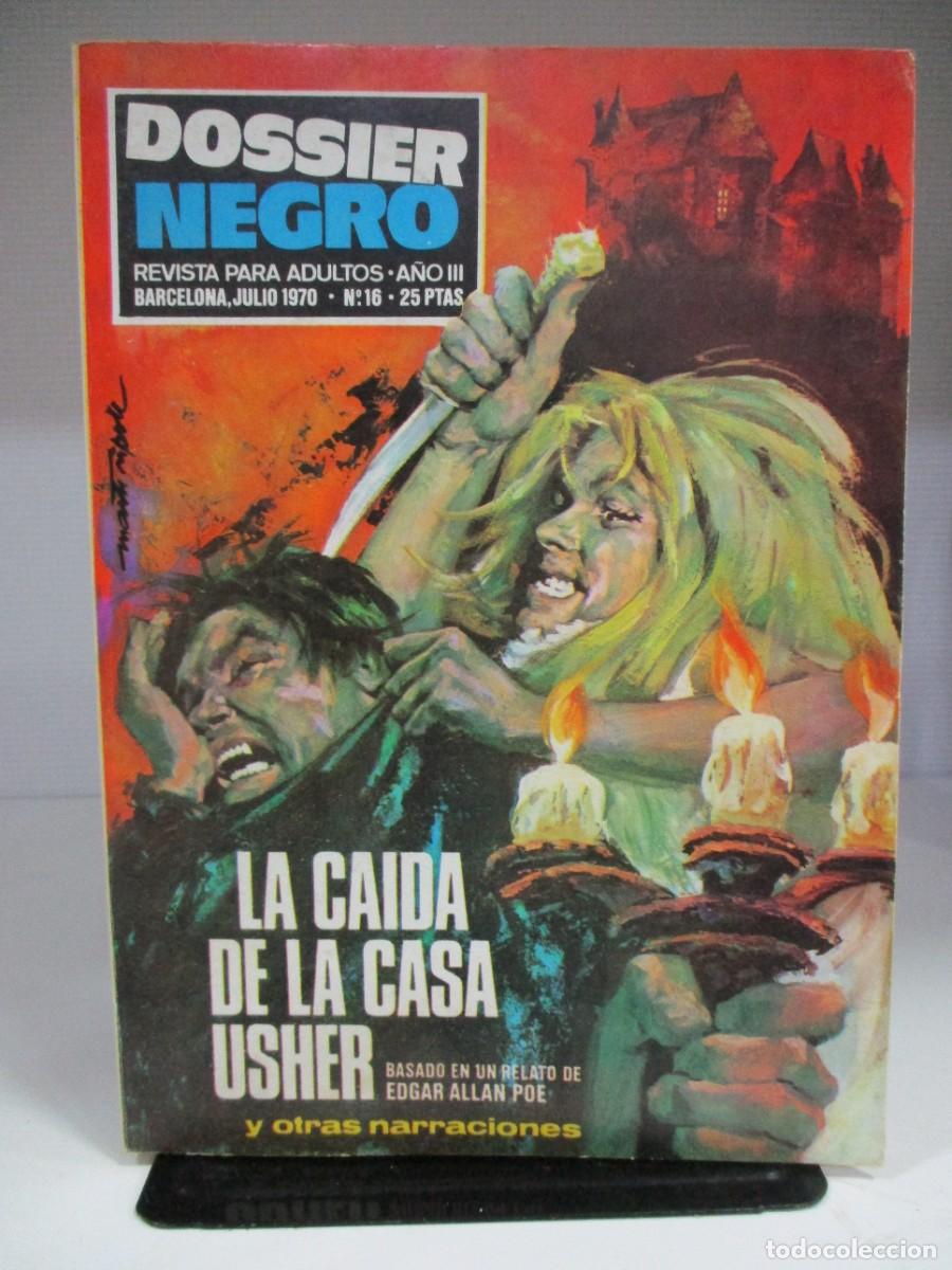 Giornalini: DOSSIER NEGRO , TACO N. 16 - LA CAIDA DE LA CASA USHER - IBERO MUNDIAL DE EDICIONES, 1970