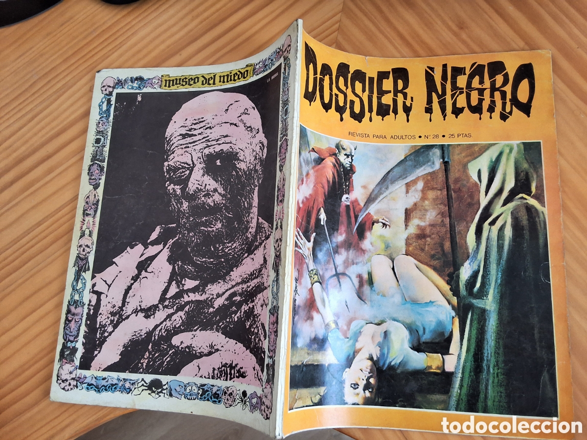 Tebeos: Dossier negro comic terror n&uacute;mero 28 a&ntilde;o 1971/8 edita ibero mundial