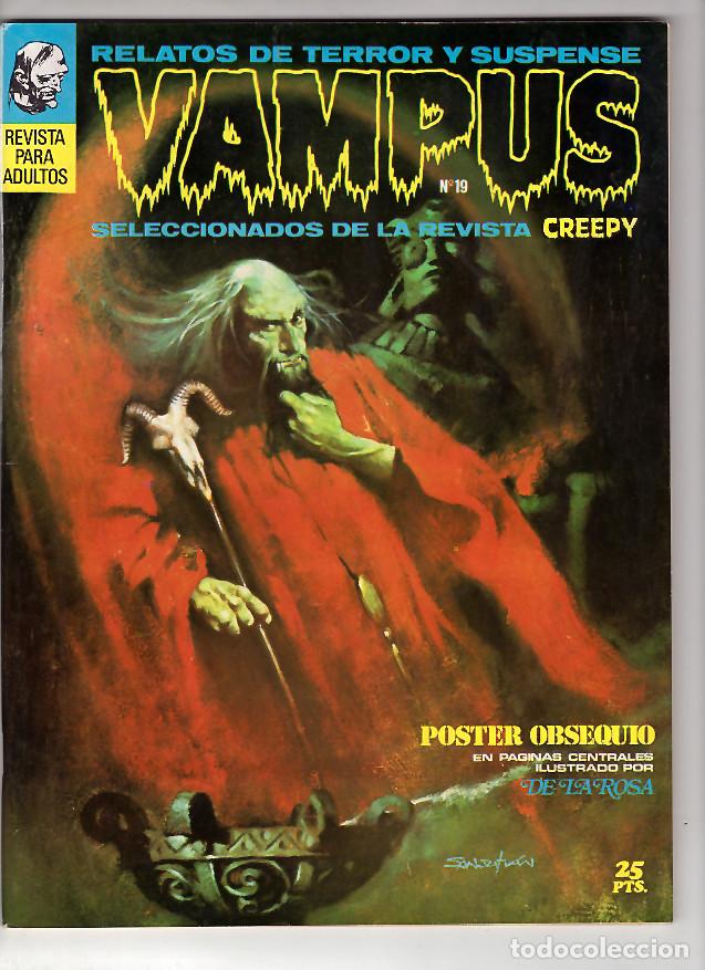 Tebeos: VAMPUS 19- EDITORIAL GARBO- GRAPA, 1973 MBE INCLUYE POSTER- LEE INDICACIONES