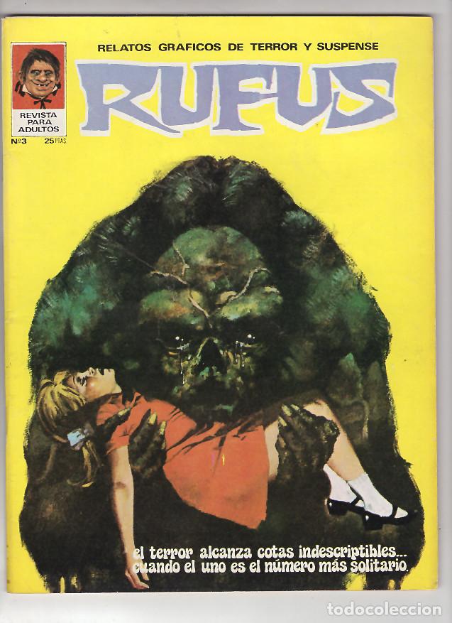 Tebeos: RUFUS N&ordm; 3 RELATOS GRAFICOS DE TERROR Y SUSPENSE - GARBO, GRAPA 1973 MBE