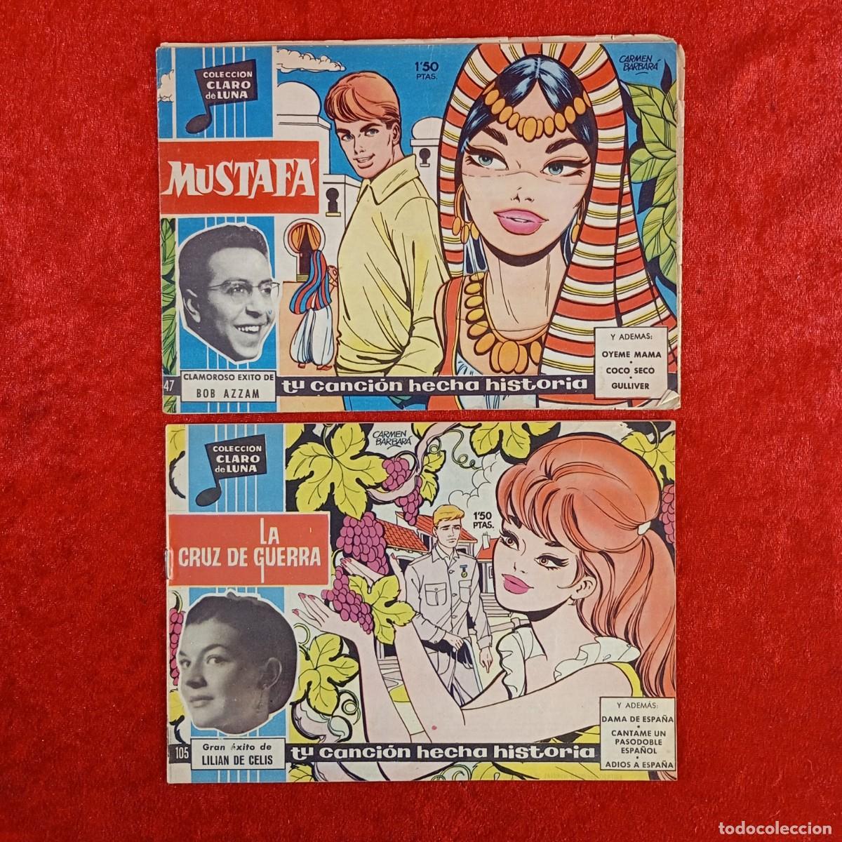 Tebeos: TU CANCI&Oacute;N HECHA HISTORIA - LOTE 2 COMICS - MUSTAF&Aacute;, LA CRUZ DE GUERRA - N&Uacute;MEROS 47, 105 / 4368