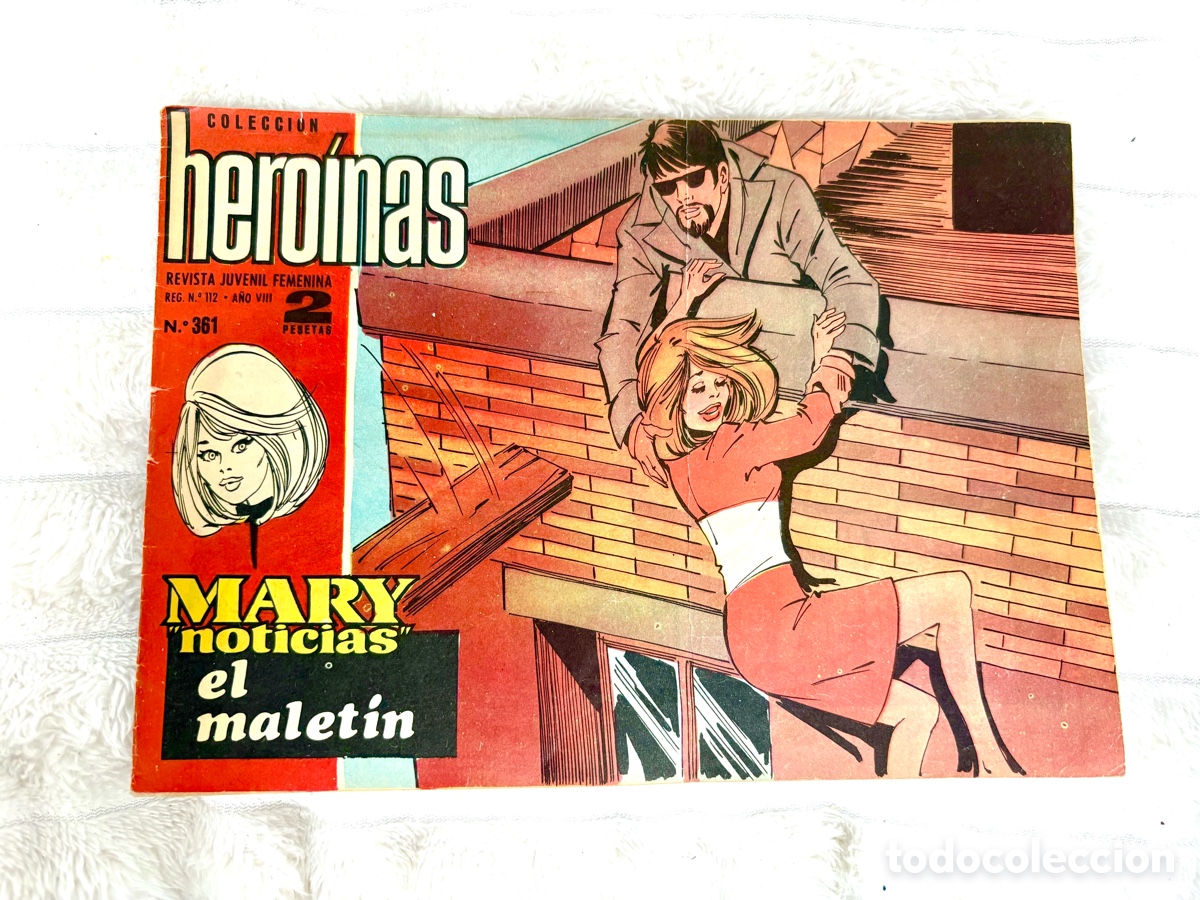 Tebeos: Tebeo Mary Noticias N&ordm; 361 &rdquo;El Malet&iacute;n&rdquo; (1968) - Colecci&oacute;n Hero&iacute;nas