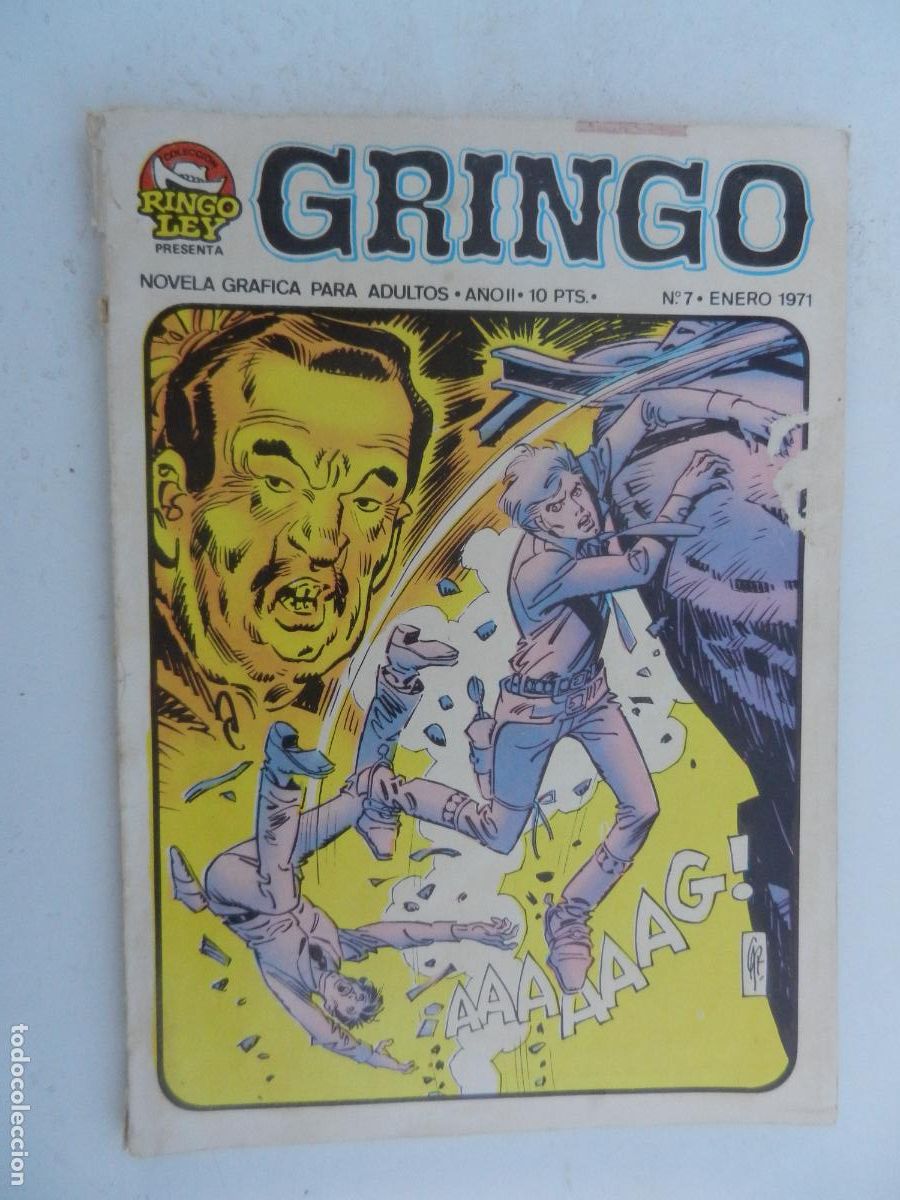 Tebeos: GRINGO - COLECCI&Oacute;N RINGO LEY - N&ordm; 7 - EL CHINO - EDITADO I.M.D.E. Ibero Mundial de Ediciones 1970.