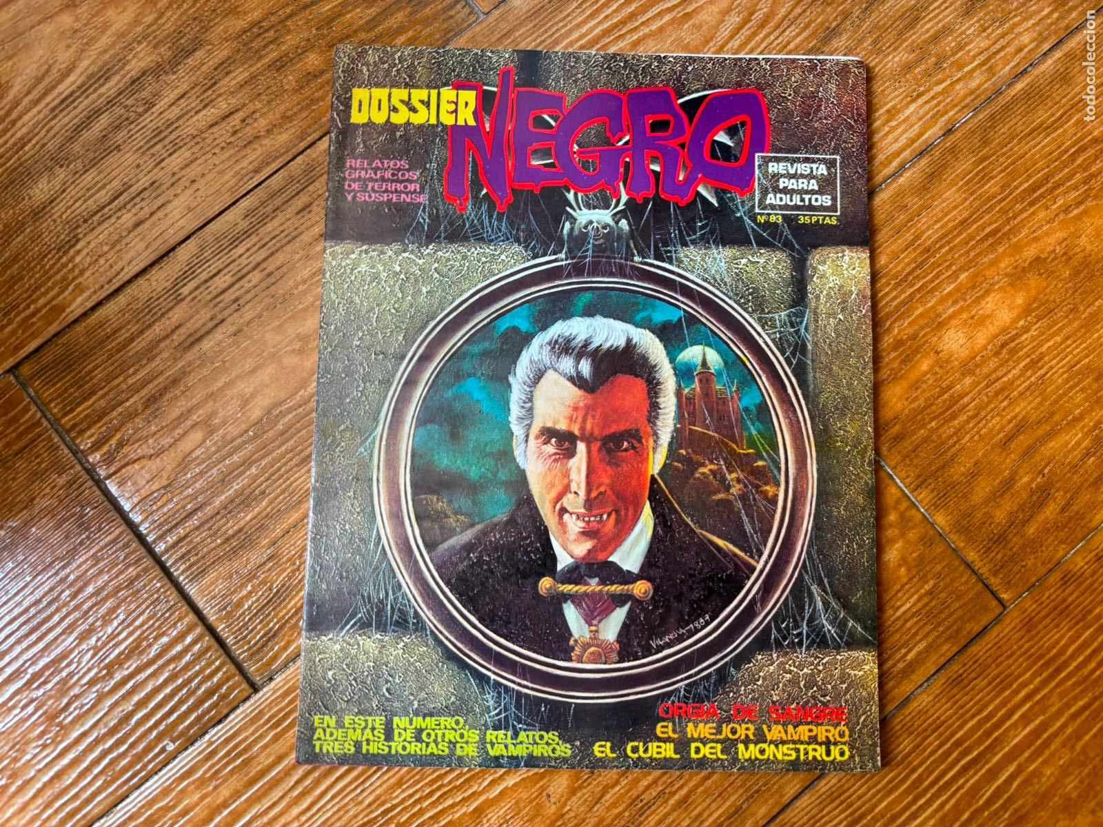 Tebeos: DOSSIER NEGRO N&ordm; 83 EDITORIAL IBERO MUNDIAL