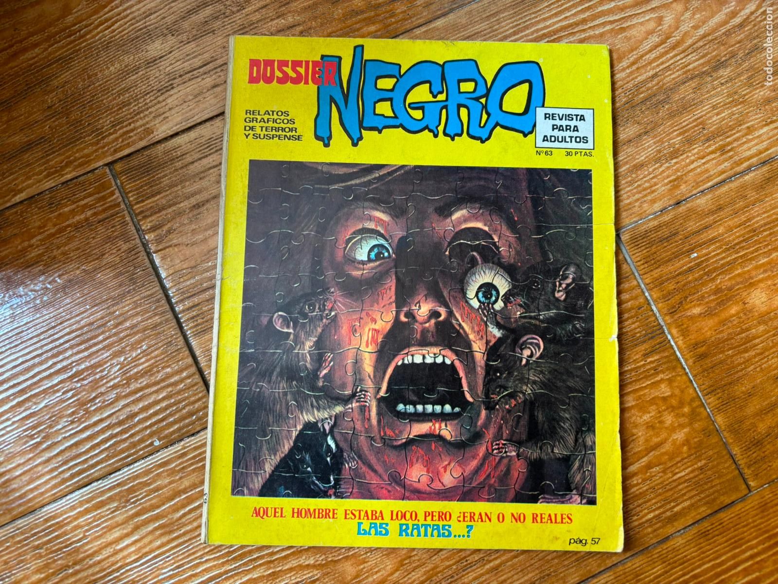Tebeos: DOSSIER NEGRO N&ordm; 63 EDITORIAL IBERO MUNDIAL