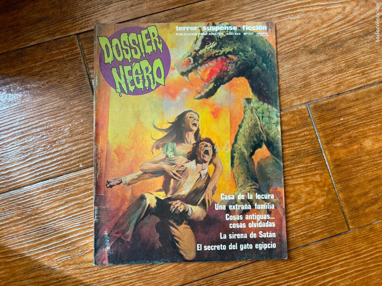 Tebeos: DOSSIER NEGRO N&ordm; 217 EDITORIAL IBERO MUNDIAL