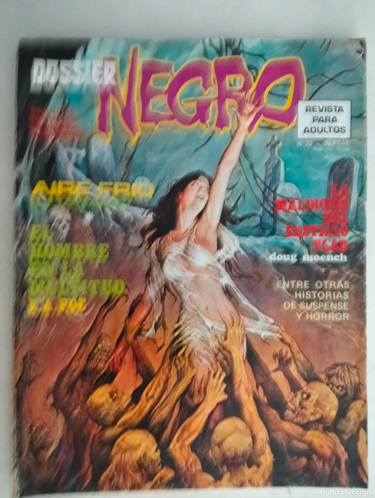Tebeos: DOSSIER NEGRO N&ordm; 70, IBERO MUNDIAL DE EDICIONES, A&Ntilde;O 1974