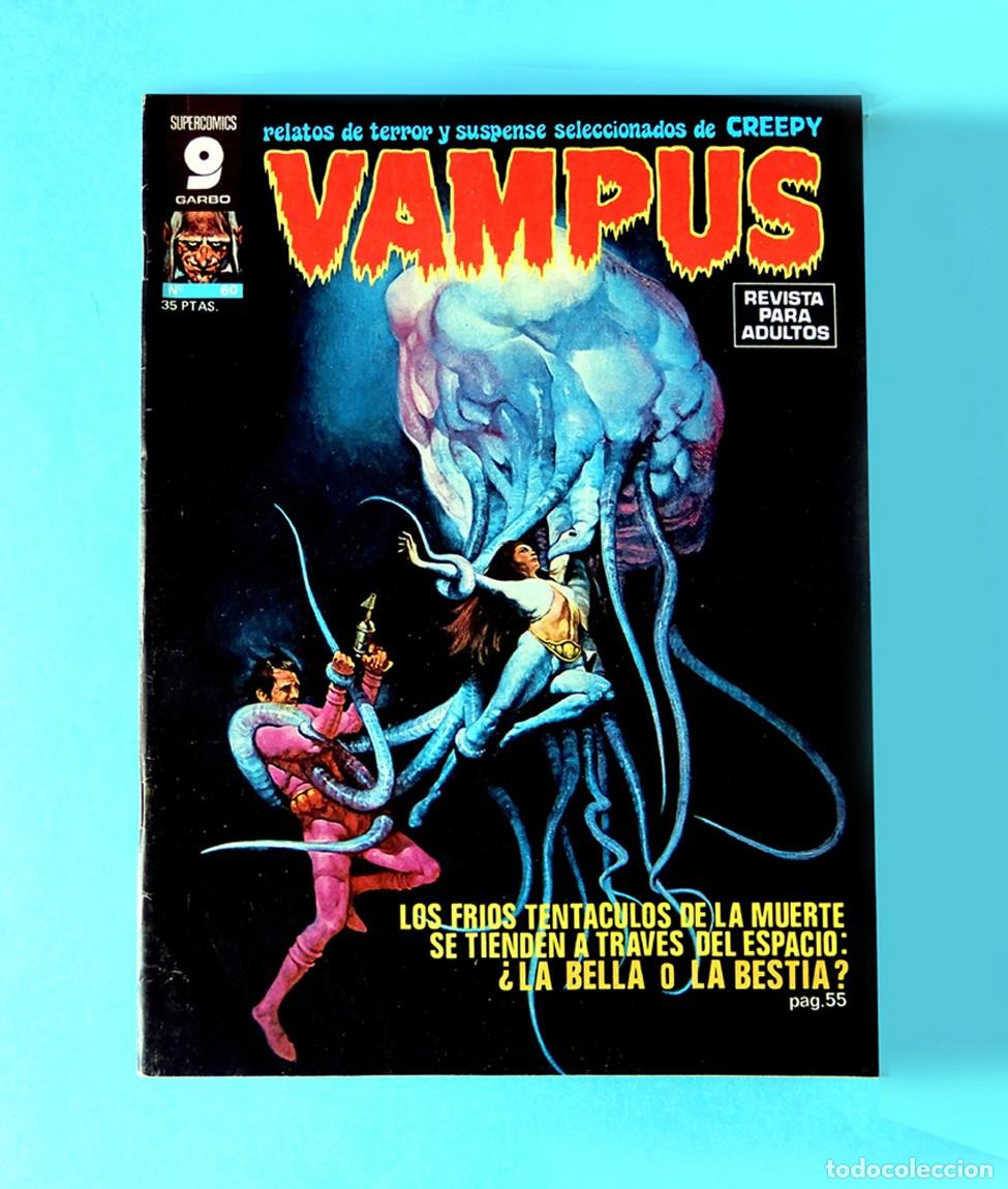 Tebeos: VAMPUS - N&ordm; 60 - RELATOS DE TERROR Y SUSPENSE - EDIT IBERO MUNDIAL, 1976 - (CON POSTER) - ORIGINAL