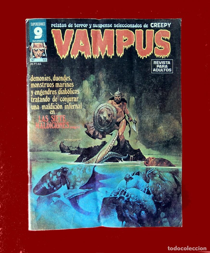 Tebeos: VAMPUS - N&ordm; 55 - RELATOS SELECCIONADOS DE LA REVISTA CREEPY - REVISTA PARA ADULTOS - 1975