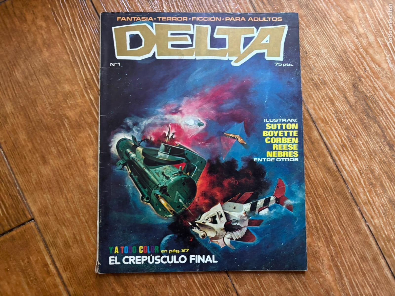 Tebeos: DELTA - N&ordm; 1 FANTASIA - TERROR - FICCION - EDITORIAL IBERO MUNDIAL