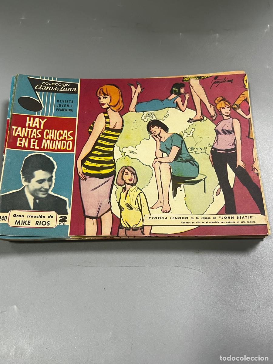 Tebeos: COLECCI&Oacute;N CLARO DE LUNA. N&deg; 240. REVISTA JUVENIL FEMENINA. HAY TANTAS CHICAS EN EL MUNDO.