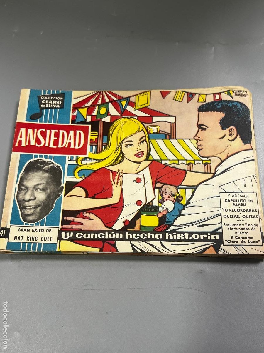 Tebeos: COLECCI&Oacute;N CLARO DE LUNA. N&deg; 41. REVISTA JUVENIL FEMENINA. ANSIEDAD.